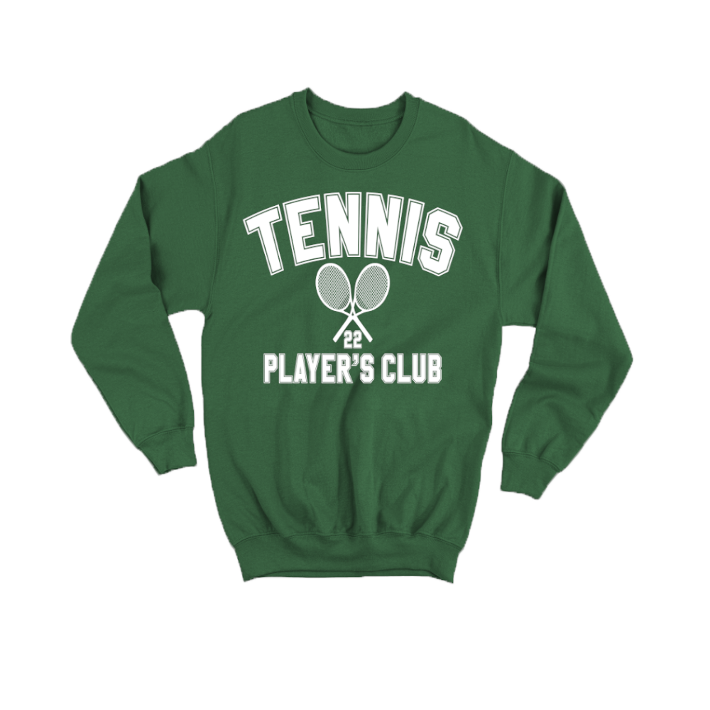 TENNIS PLAYER'S CLUB - VARSITY CREW NECK